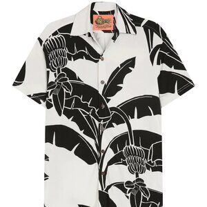 Banana Blossom Hawaiian Shirt – Pearl White – Size Large – Worn Once (Like New!)